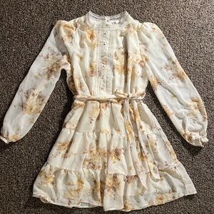 Blu Pepper Floral Dress SZ MD